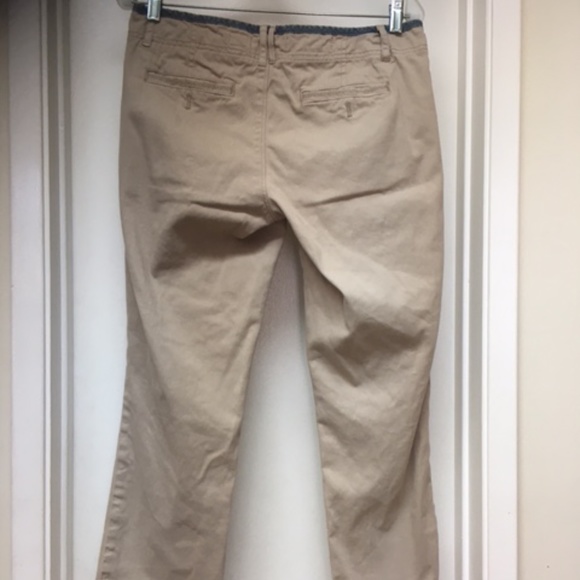 Pilcro And The Letterpress Embroidered Khaki Chino Hyphen Pants - Picture 10 of 12